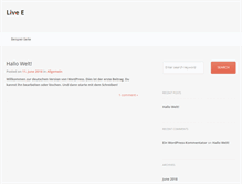 Tablet Screenshot of live-e.tv
